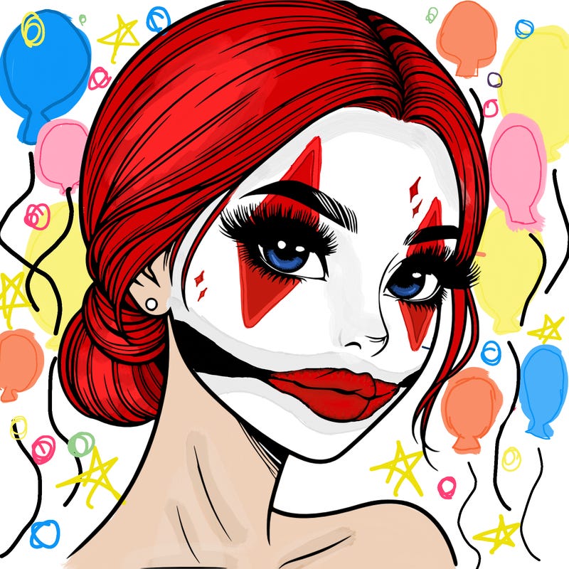 realistic girl with lashes