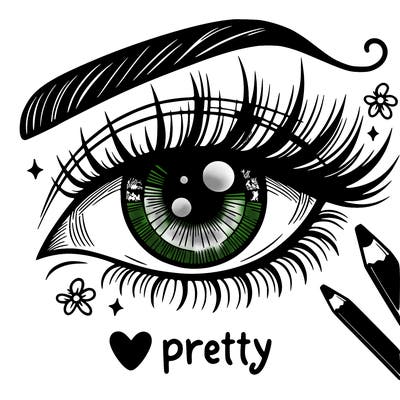 pretty eye