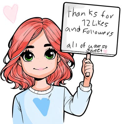 realistic girl holding up a sign