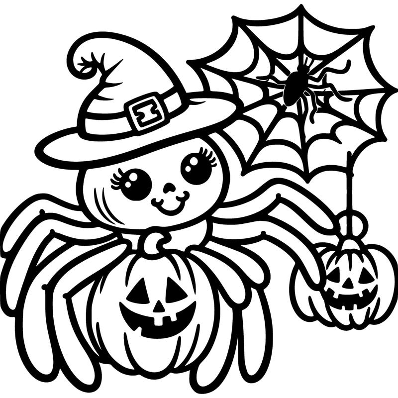 spider in halloween