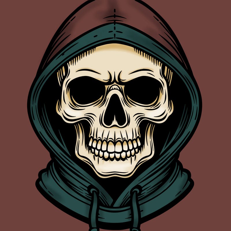 skull hoodie