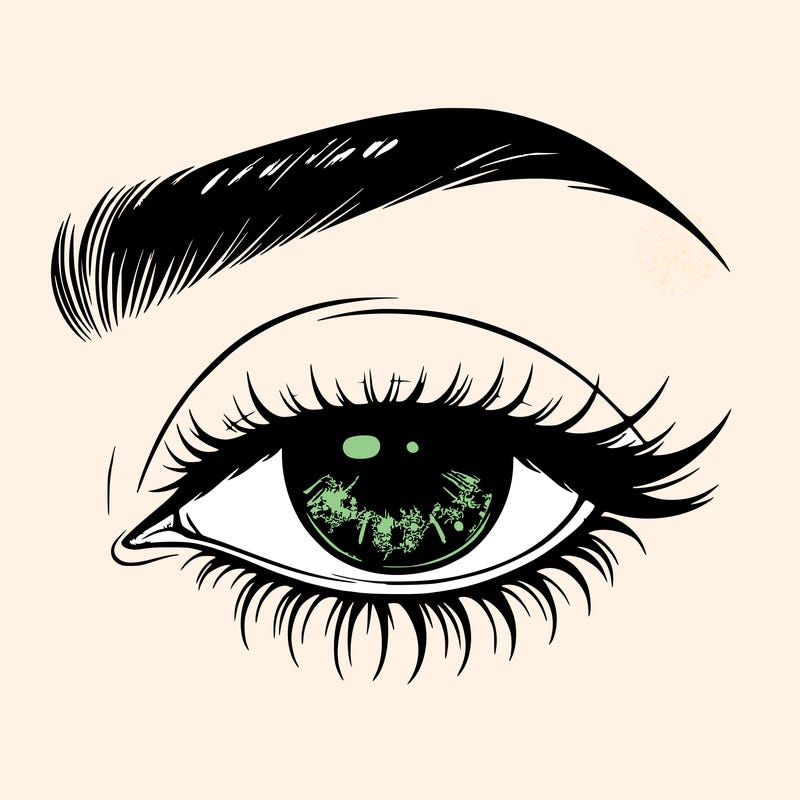 eye closed realistic