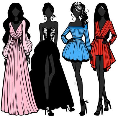 fashion models dresses