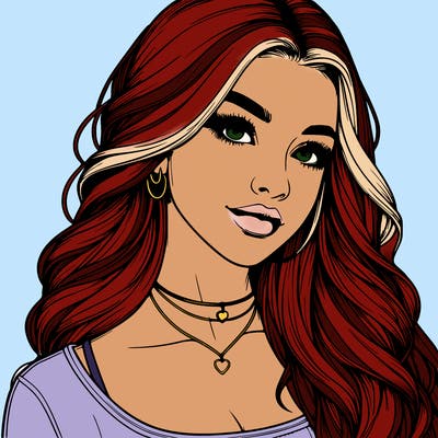 detailed realistic girl