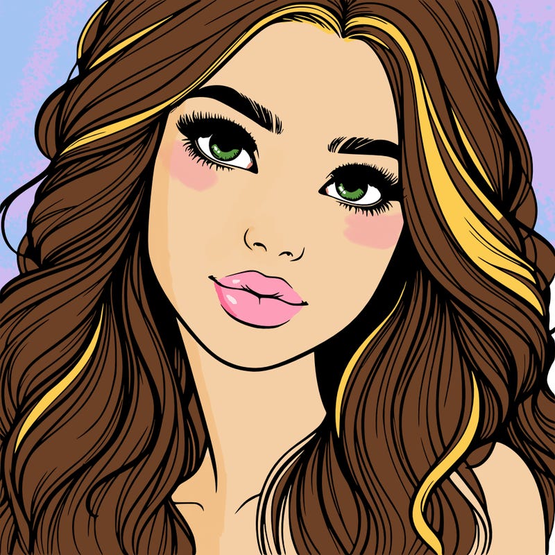 beautiful realistic girl