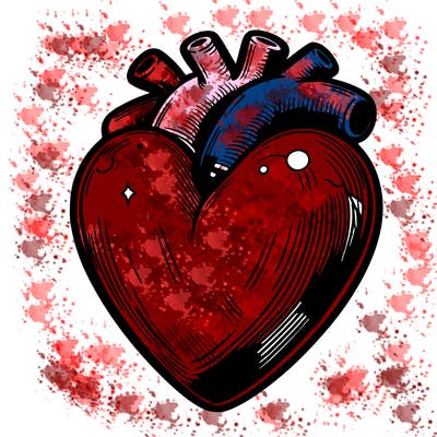 realistic heart