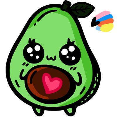 cute avocado