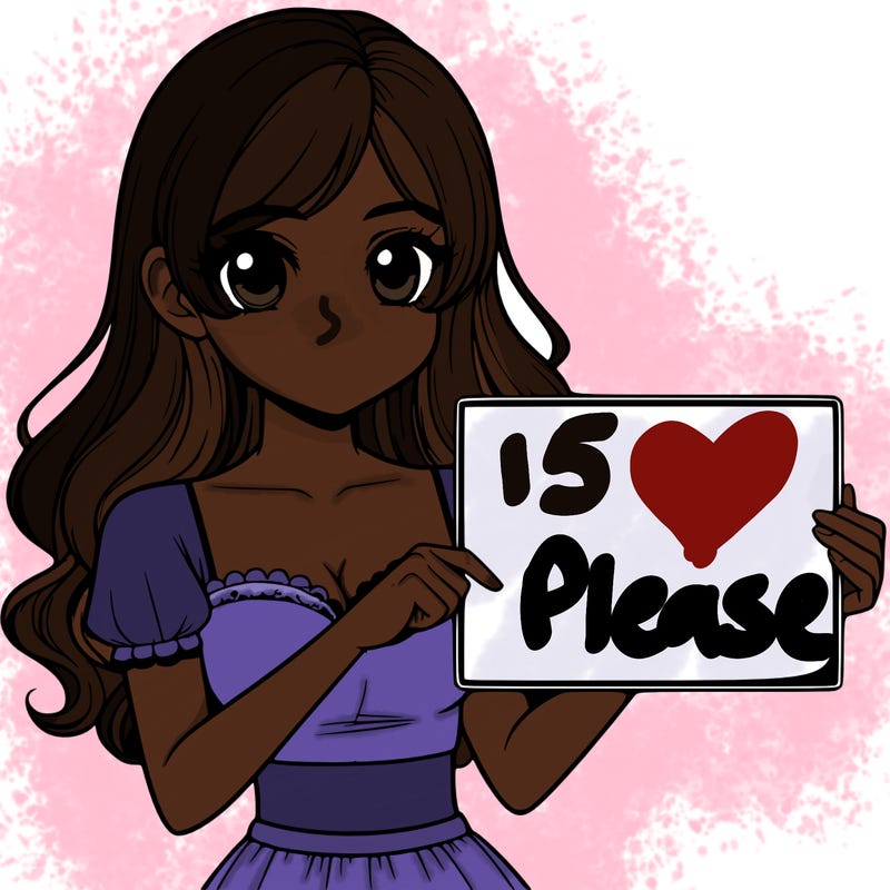 realistic pretty girl holding blank sign