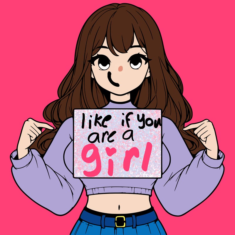 girl holding a blank sign in a long sleeve crop top