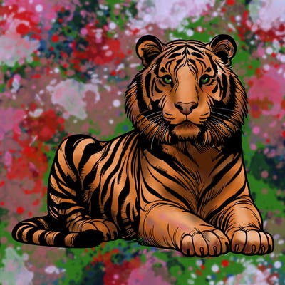 realistic tiger