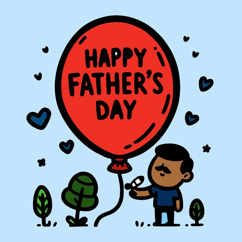 happy fathers day ballon