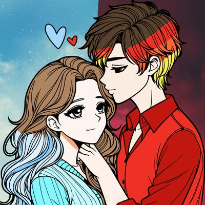 realistic boy and girl romance