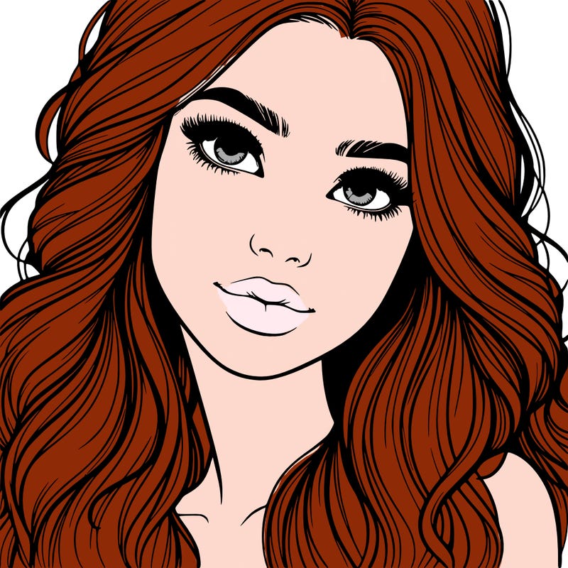 beautiful realistic girl