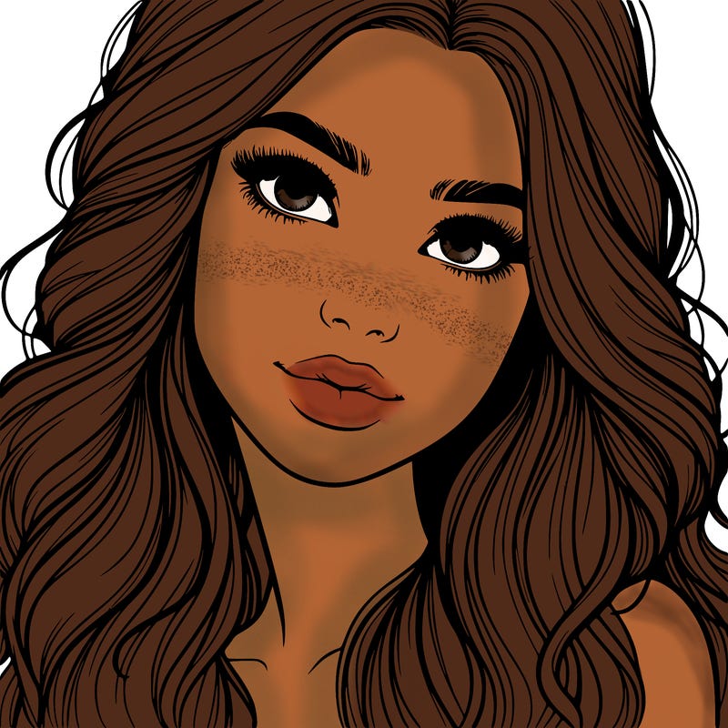 beautiful realistic girl