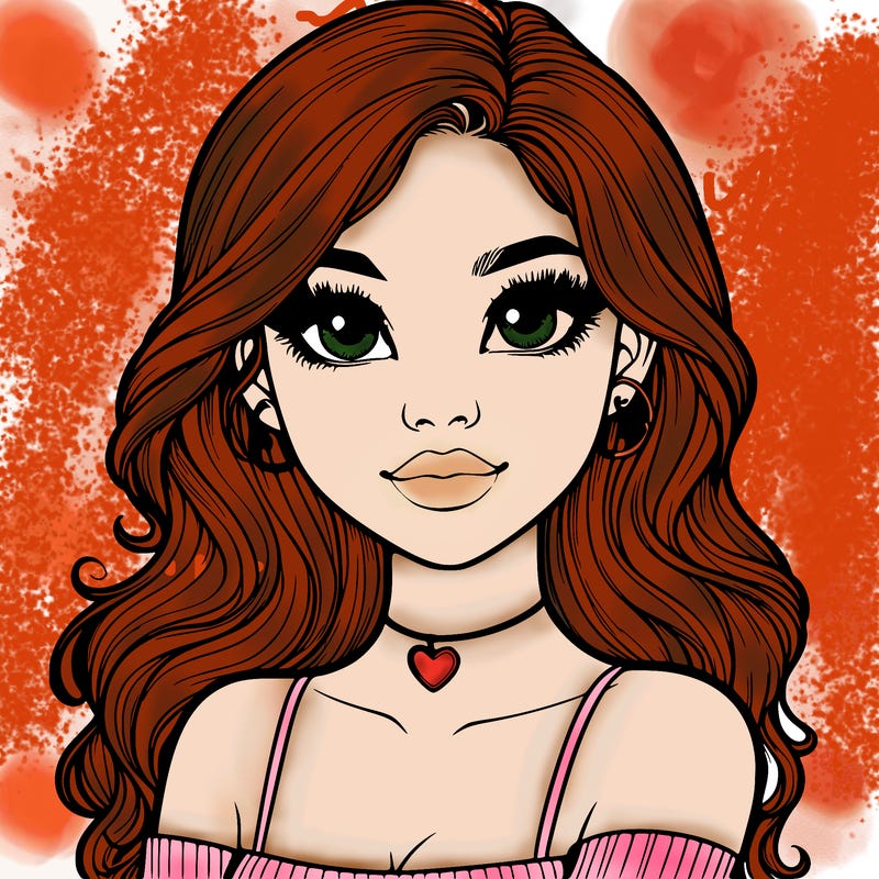 realistic pretty girl