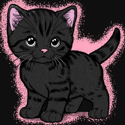 realistic kitten