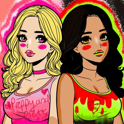 realistic twin sisters