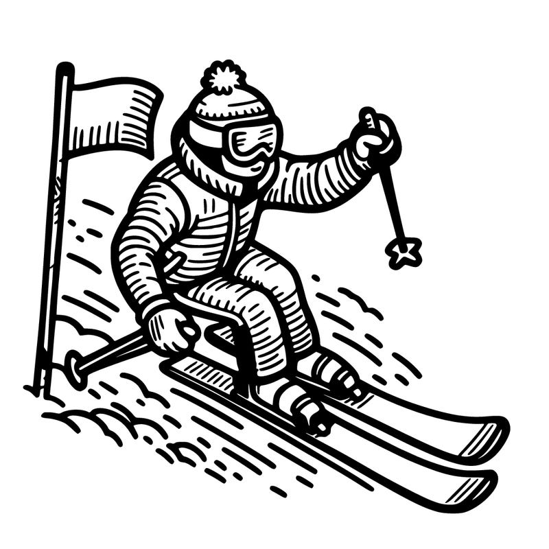 skiing
