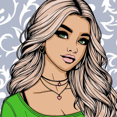 detailed realistic girl