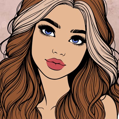 beautiful realistic girl