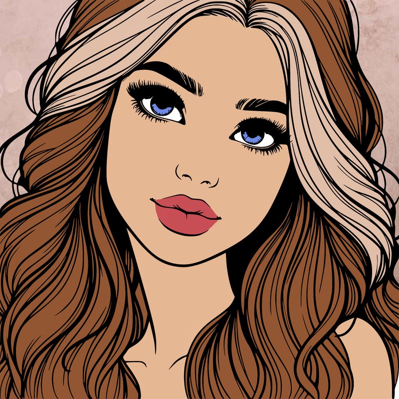 beautiful realistic girl