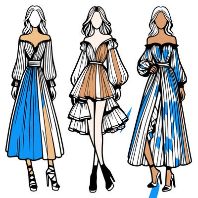 fashion models dresses