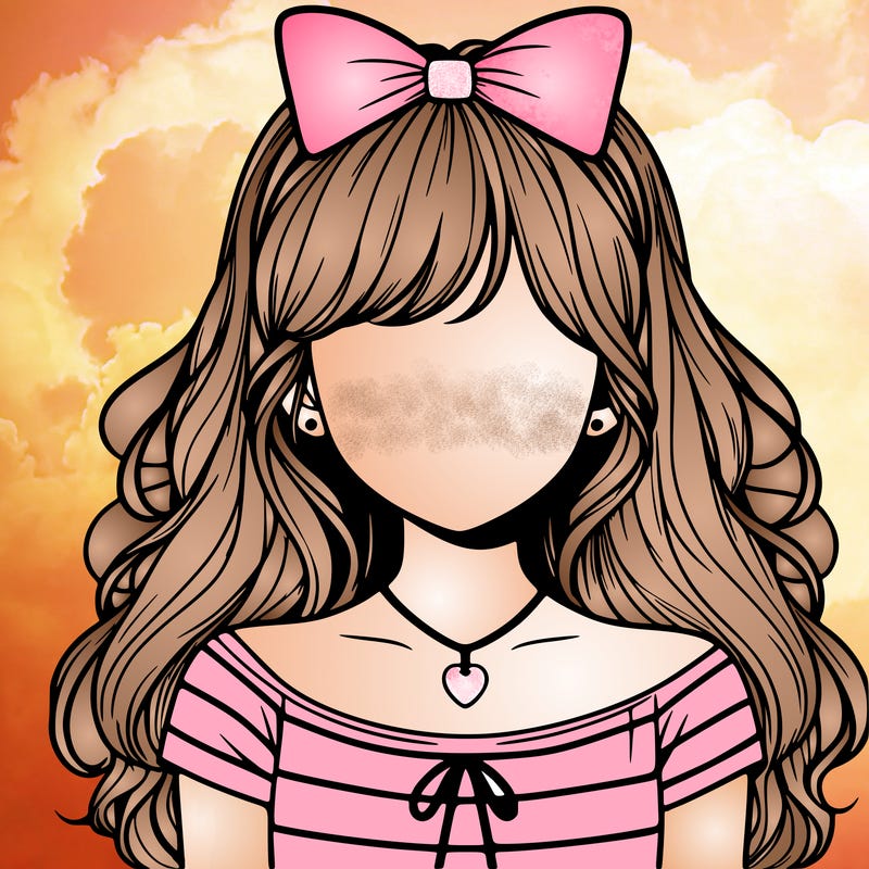 realistic girl no face