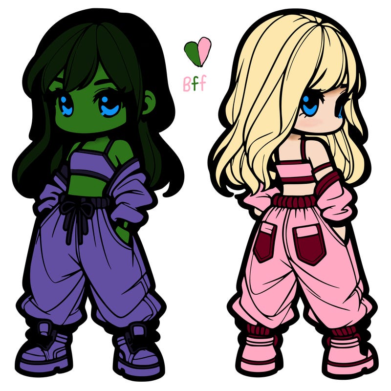 girl in crop top and baggy pants