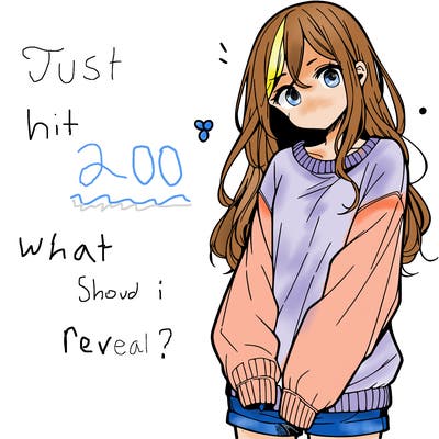 manga teen girl  in a sweater and baggy pants
