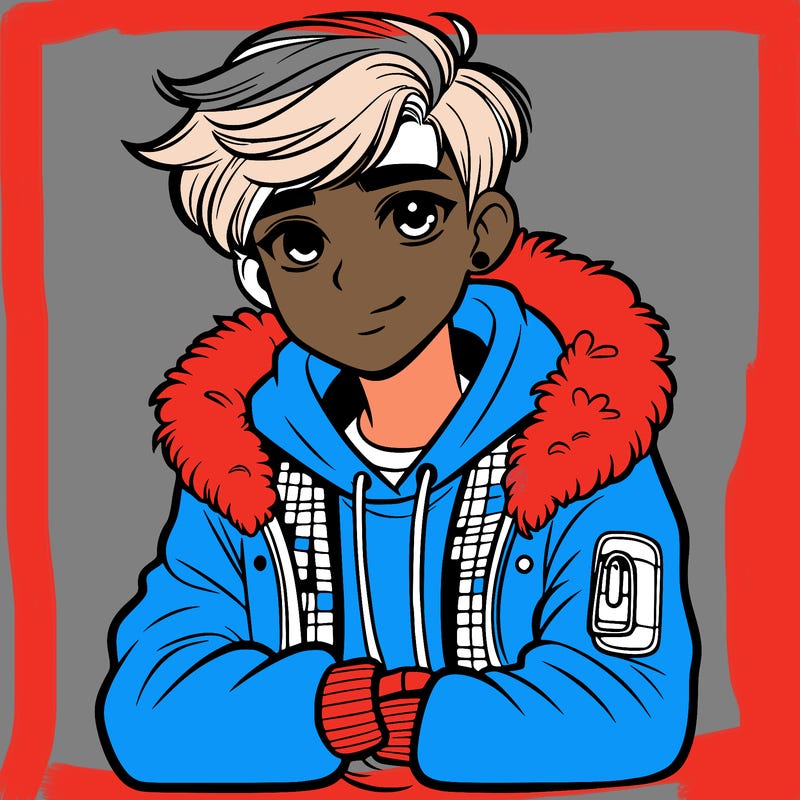stylish teenager