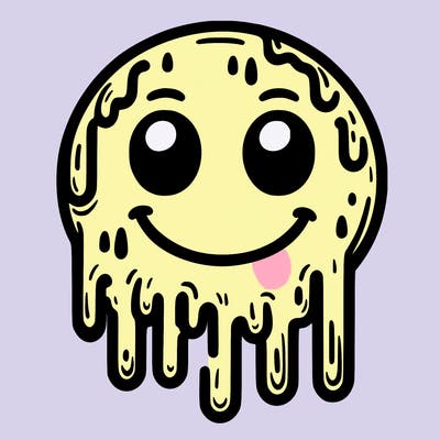 drippy smiley face
