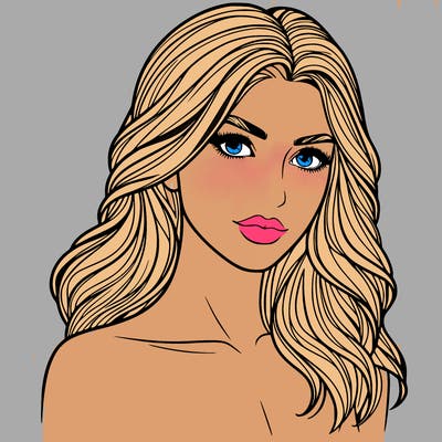 realistic hot girl
