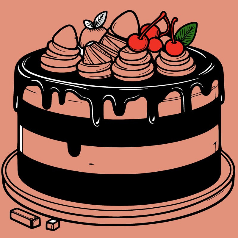 a chocolate fudge cake