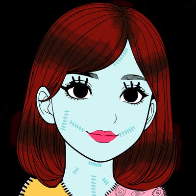 realistic girl face