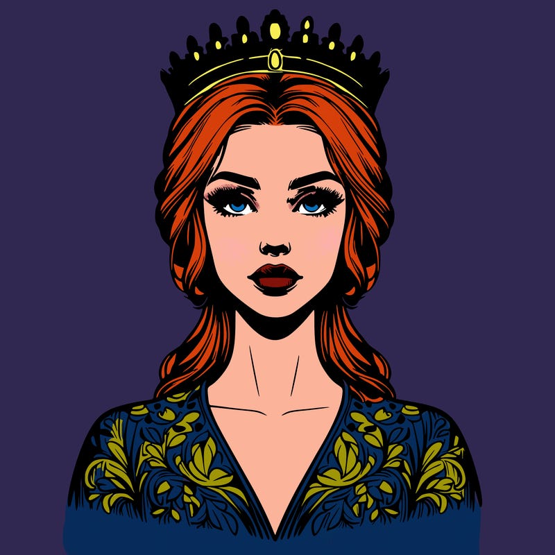 realistic beautiful queen