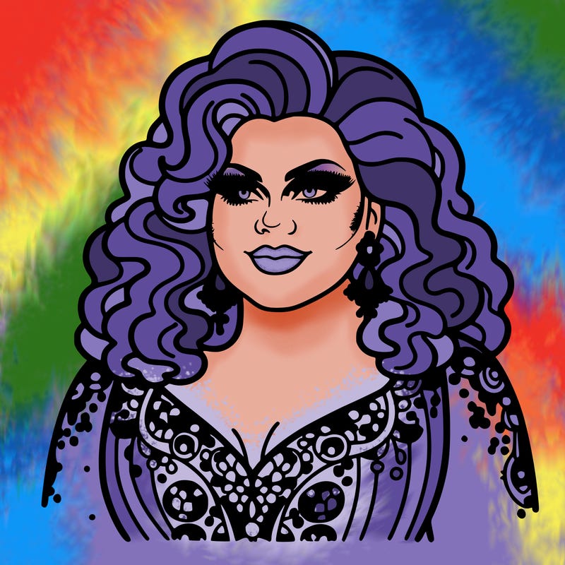 realistic plus size drag queen