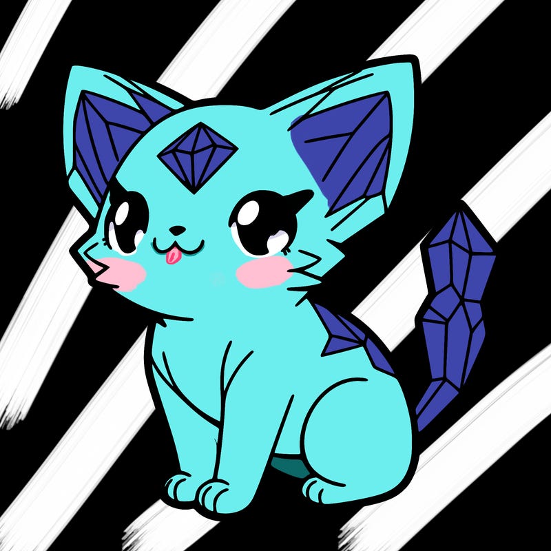 crystal kitten