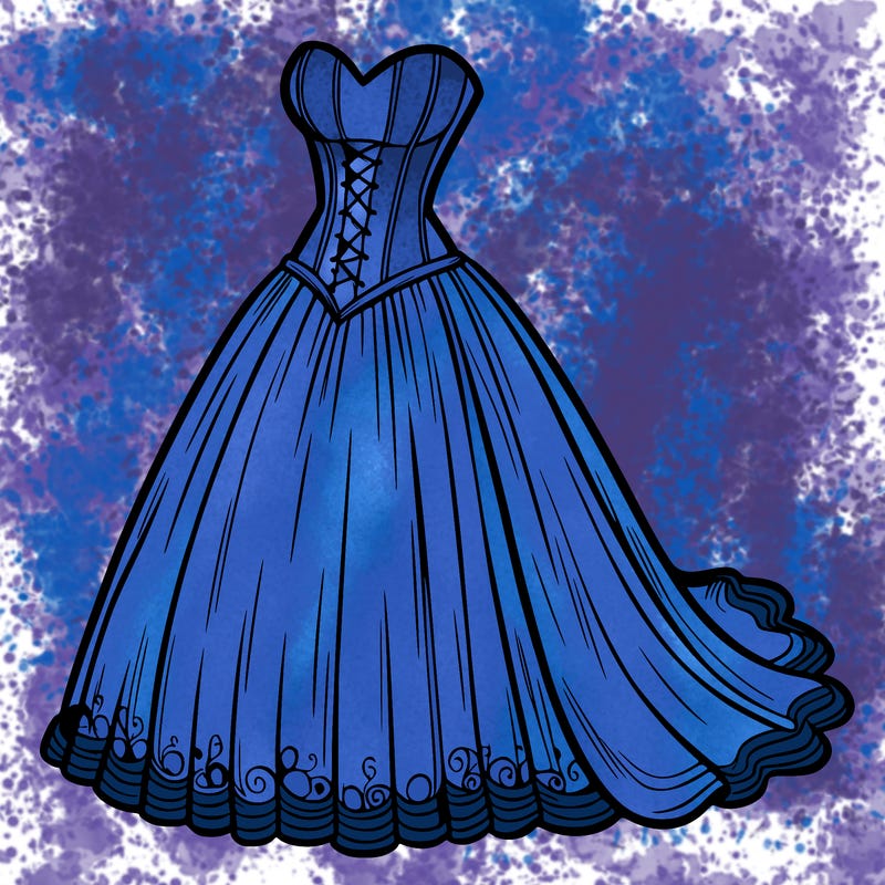 wedding dress-corset and a long and flowy skirt