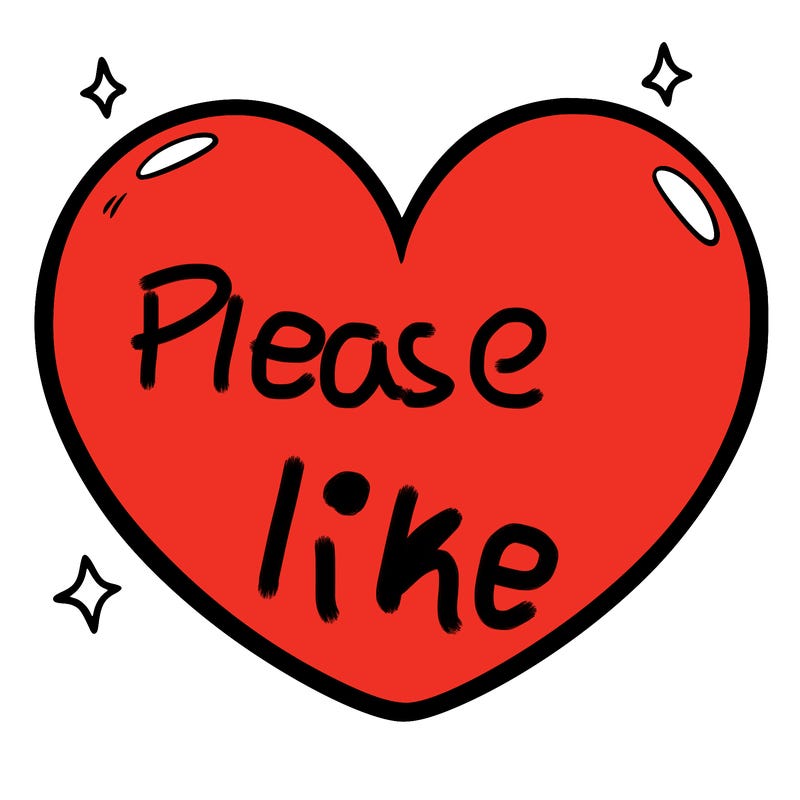 a blank heart