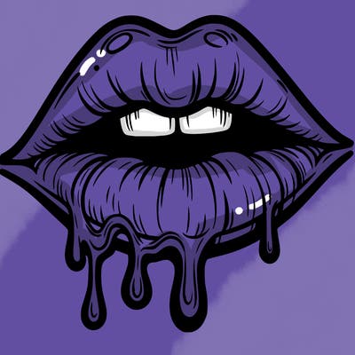 lips that look realistic and drip