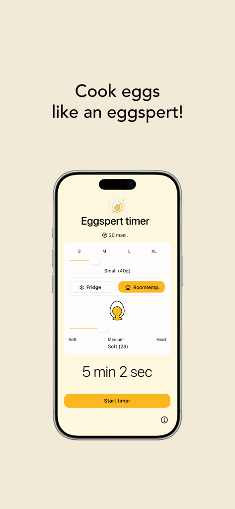 Eggspert timer | Science-backed timing for the perfect egg
