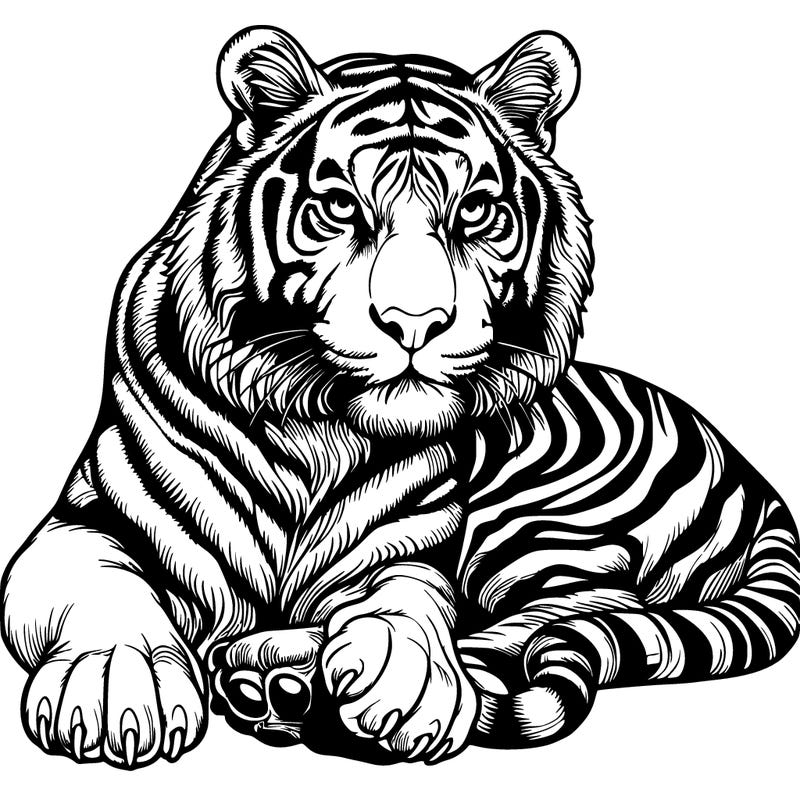 realistic tiger
