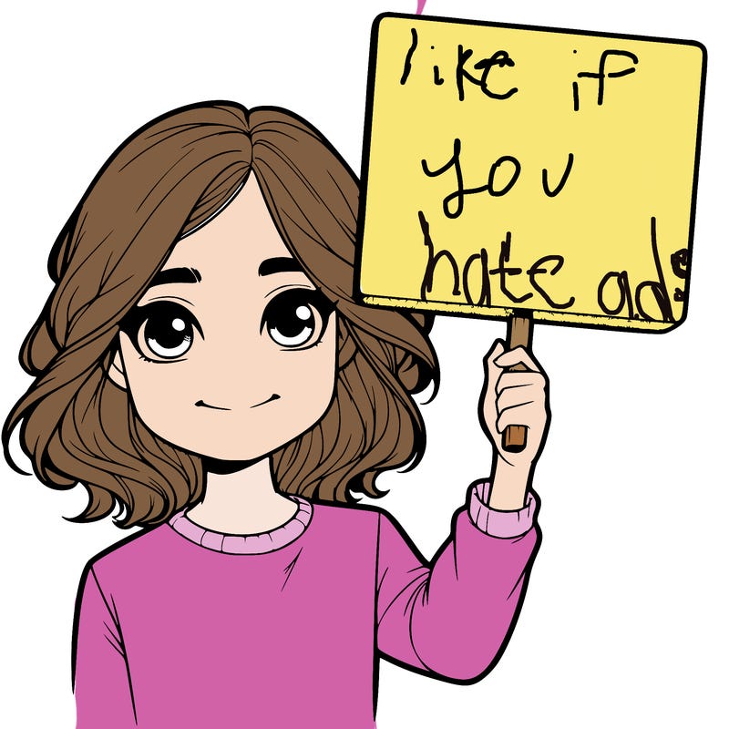 realistic girl holding up a sign