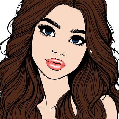 beautiful realistic girl