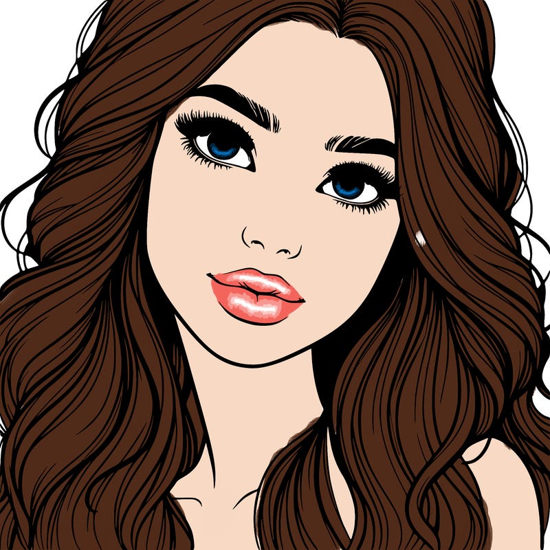 beautiful realistic girl