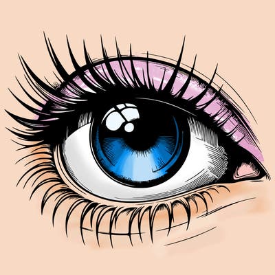 realistic eye