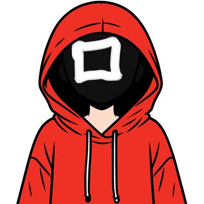 faceless girl in hoodie