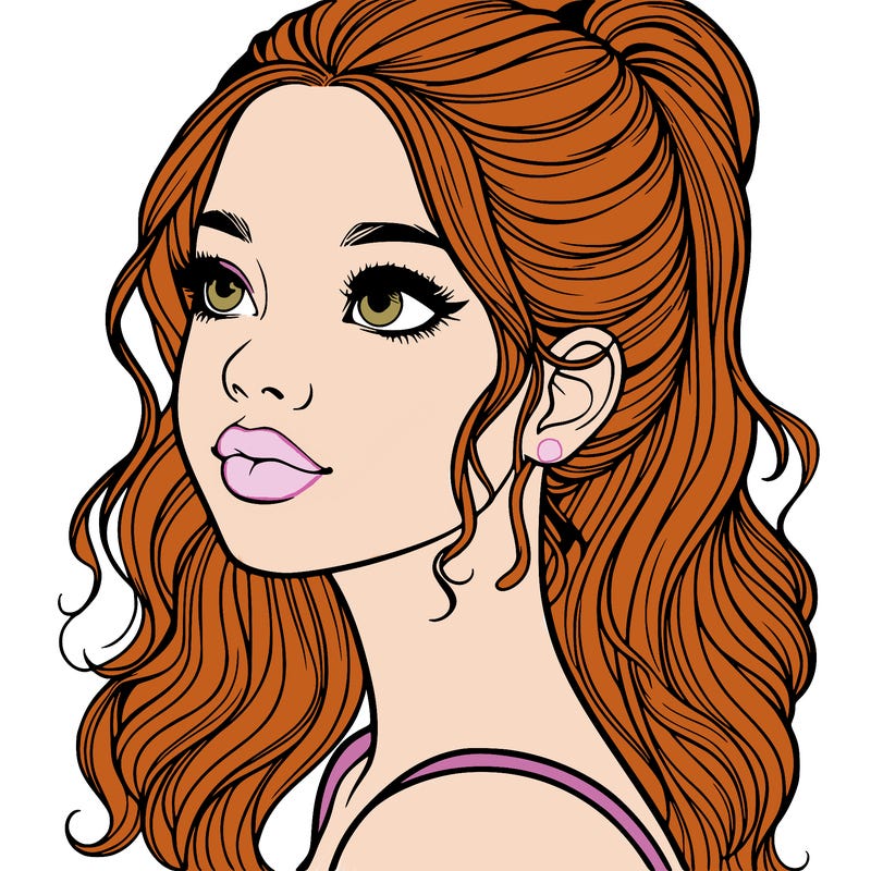 beautiful realistic girl