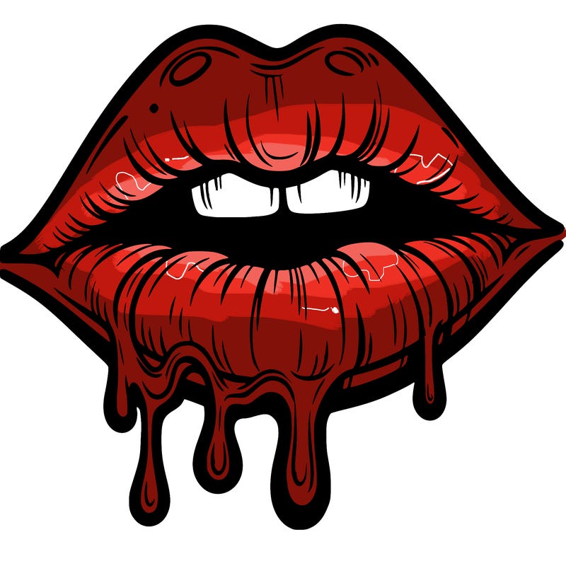 lips that look realistic and drip