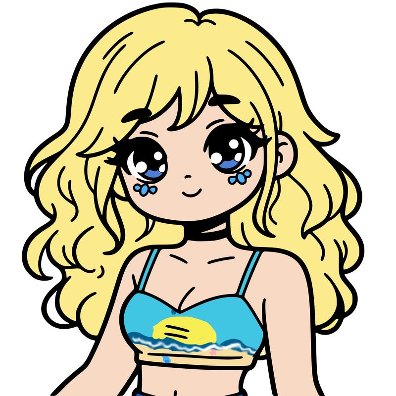 girl in a cute crop top